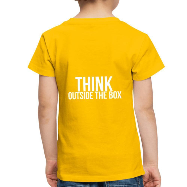 Think Outside the Box Toddler Premium T-Shirt - Wear What Inspires You