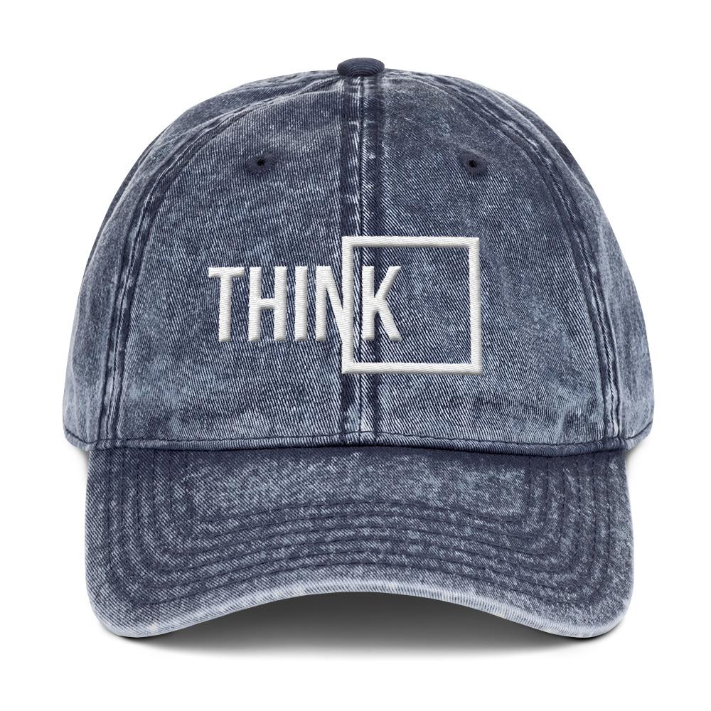 Think Outside the Box Vintage Dad Hat - Wear What Inspires You