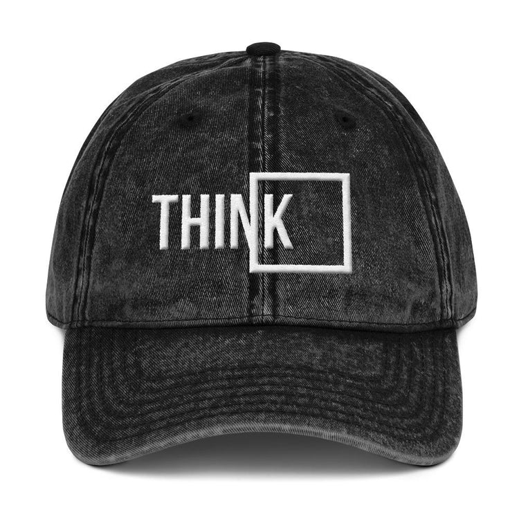 Think Outside the Box Vintage Dad Hat - Wear What Inspires You