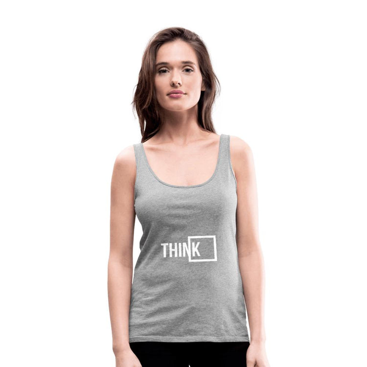 Think Outside the Box Women’s Premium Tank Top - Wear What Inspires You