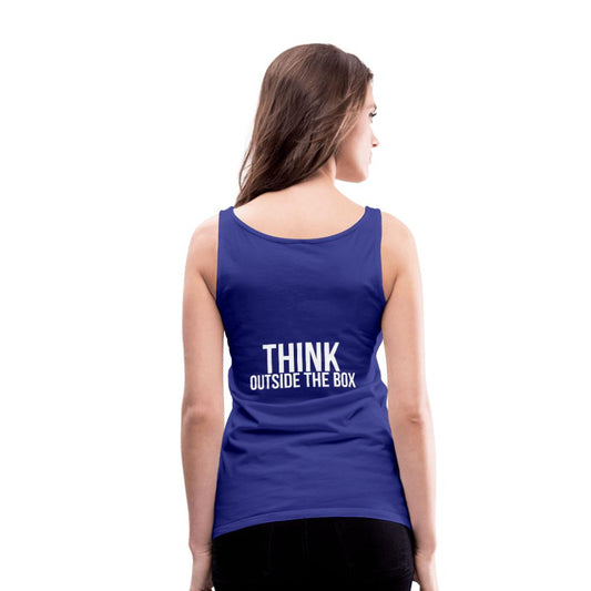 Think Outside the Box Women’s Premium Tank Top - Wear What Inspires You