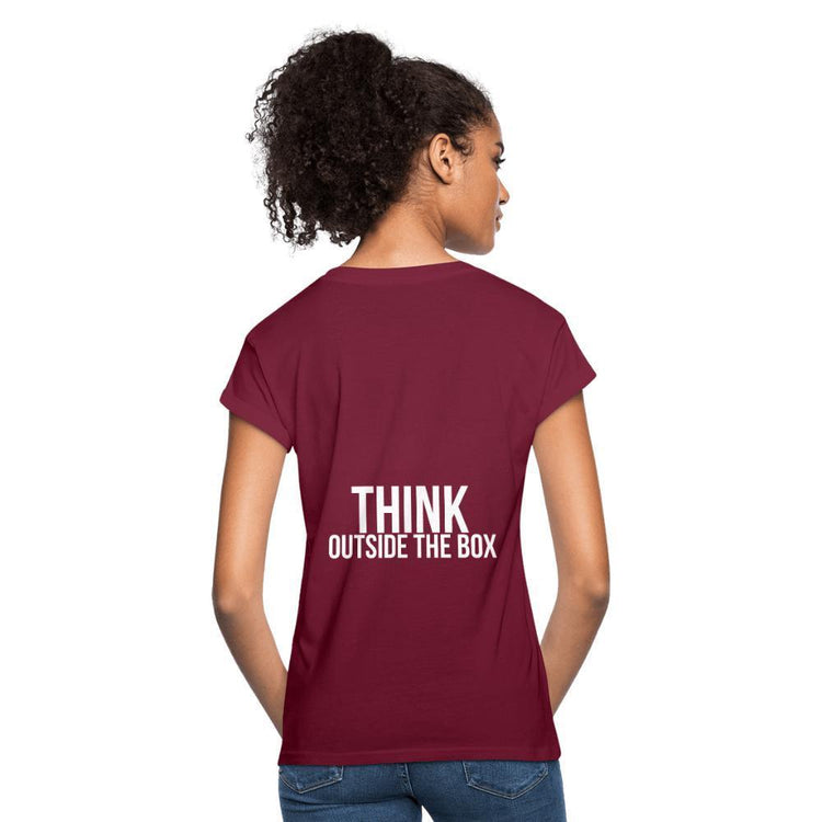 Think Outside the Box Women's Relaxed Fit T-Shirt - Wear What Inspires You